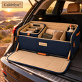 Caldrilyn™ Pull-Forward Trunk Organizer with Lift-Out Caddy and Fold-Down Bumper Mat