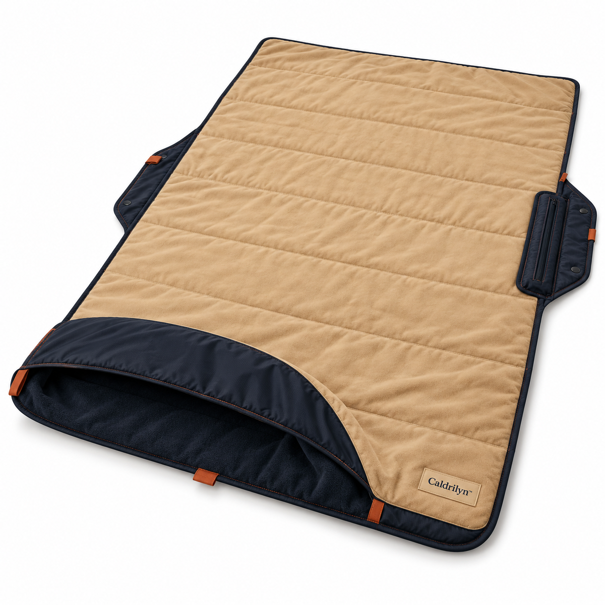 Caldrilyn™ Convertible Road Trip Blanket with Foot Pocket, Seat Wrap and Tailgate Mat
