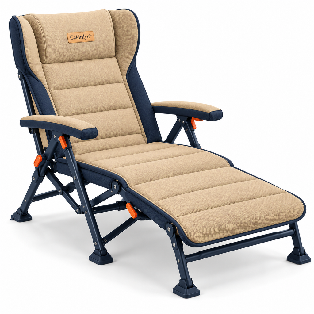 Caldrilyn™ Convertible Outdoor Chaise with Sliding Leg Deck and Adjustable Wraparound Recline